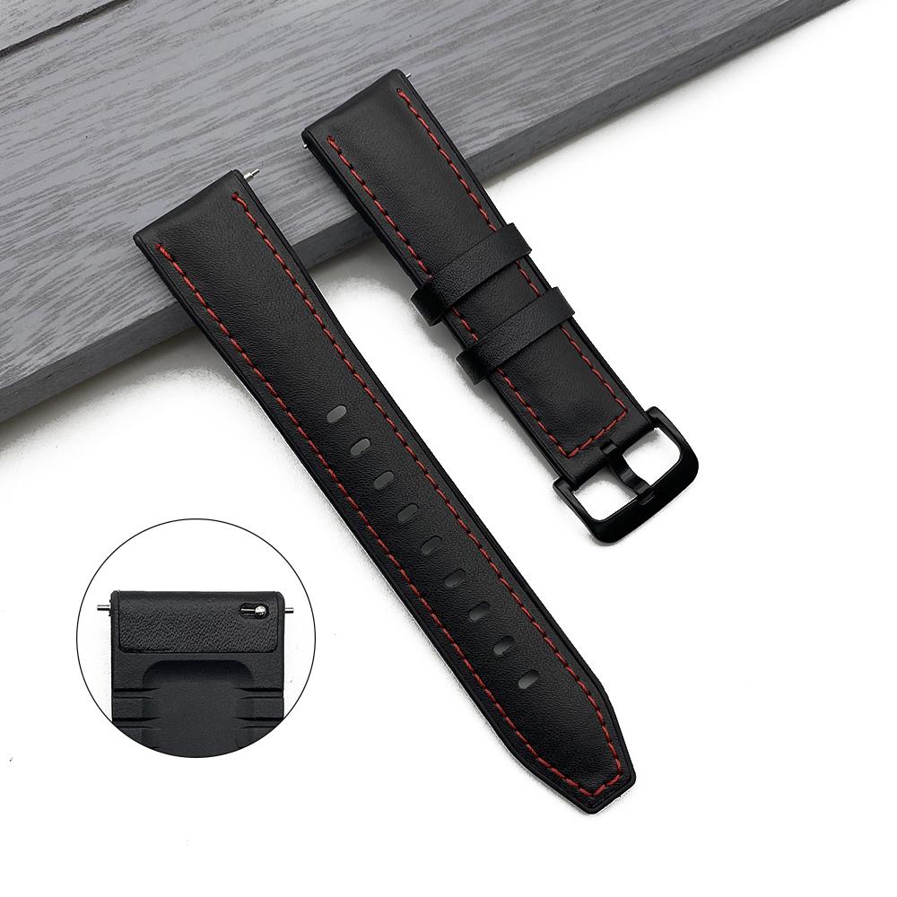 

20mm 22mm Suede Leather Watch Strap Handmade Vintage Band for Seiko Huawei GT2 GT3 GT4 Brown 20mm