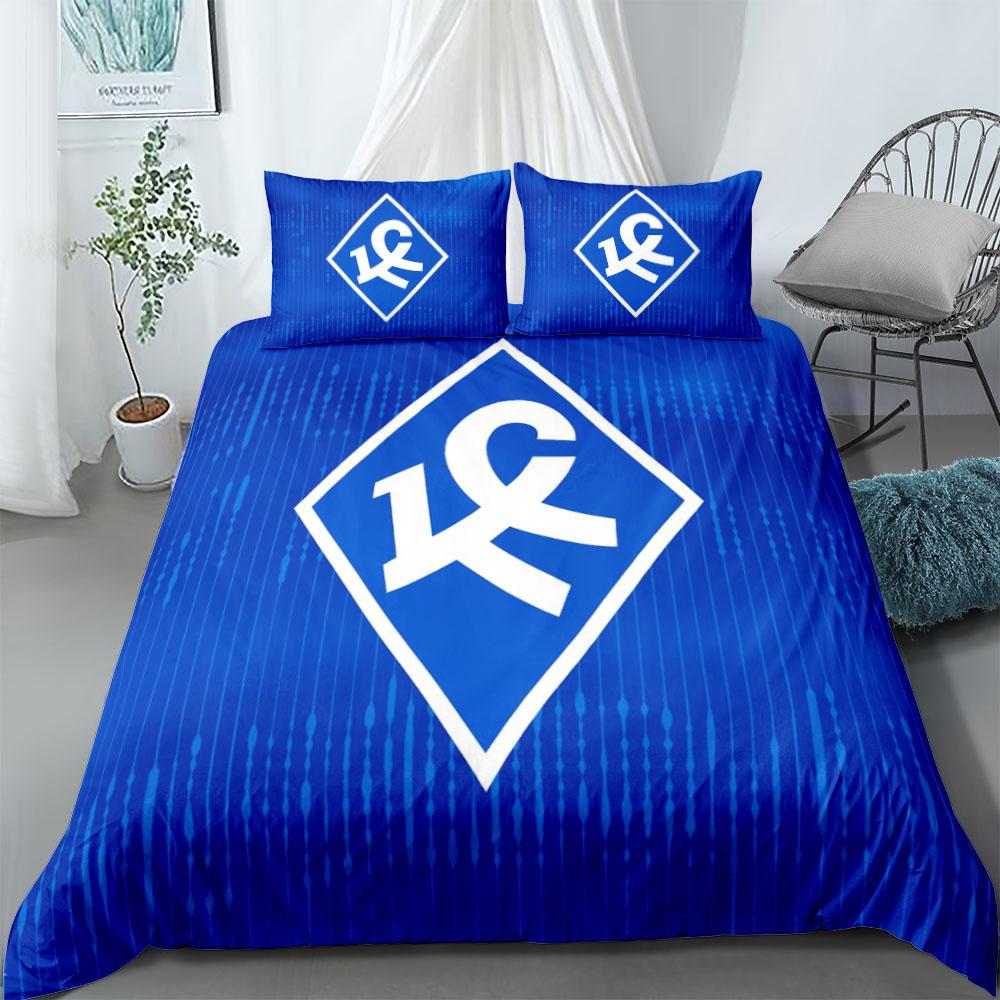 

PFC Krylia Sovetov Samara King Quen Double Ful Twin Single Sized Dimensions Children Soft with Soft Fabric Duvet Cover Set 135*200cm Eu-Single