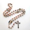 Catholic Beads Rosary Lourdes Medal and for Cross Religious Amulet for Girls Wom