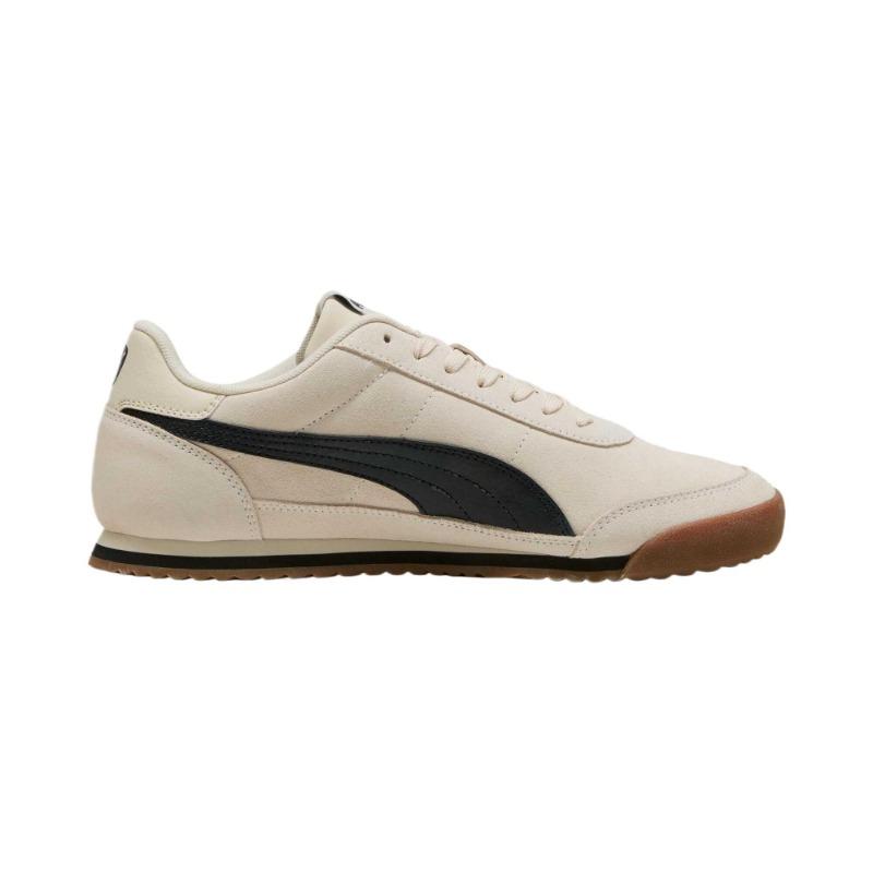 Puma Turino 2 Chaussures Décontractées Unisexes en Daim Blanc Cassé 397453-06