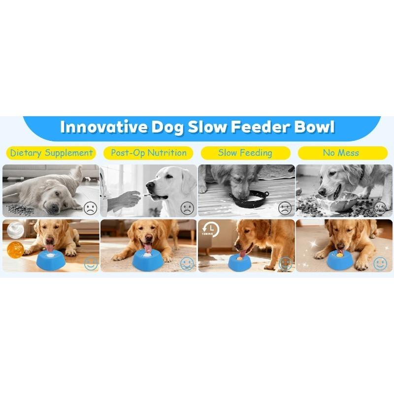 Anti-Würgen Slow Feeder Hundenapf Rutschfest 3/4 Tasse - Leckspielzeug für flüssige Leckerlis Knochenbrühe Joghurt