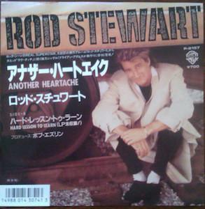 7inch Record ROD STEWART - Another Heartache / Hard Lesson To  P2157 WARNER BROS. 1986 Japan Rock Used