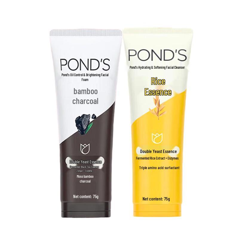POND S Двухфазное средство для умывания лица: Контроль жирности и увлажнение (2x75г)
