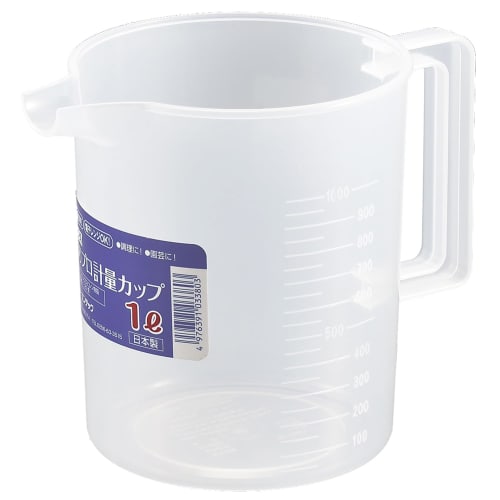 Entec Polypropylene Measuring Cup, 1L, Natural, 722A