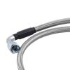 52" Length SS Braided Transmission Cooler Hose Lines For TH350 700R4 TH400