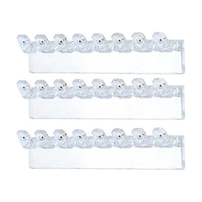 Wandmontierte Acryl-Halsketten-Organizer Wandmontierte Schmuck-Organizer Mit Haken Für Halsketten Armbänder Und Ringe