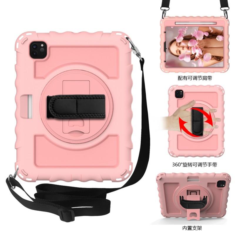 Silicone Shockproof Case IPad Pro 11 Inch With Rotating Stand Full Coverage Protective Cover Moms Students