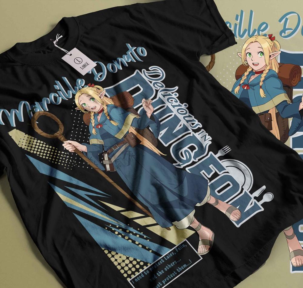 

marcille donuto Dungeon Meshi T-Shirt Anime Vintage Special Unisex T-shirt 418 XL