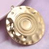 Ethnic Round Thread Pendants For Jewelry Making Bulk Stainless Steel Charms DIY Earrings Necklace Pendant Bohemian Accessories
