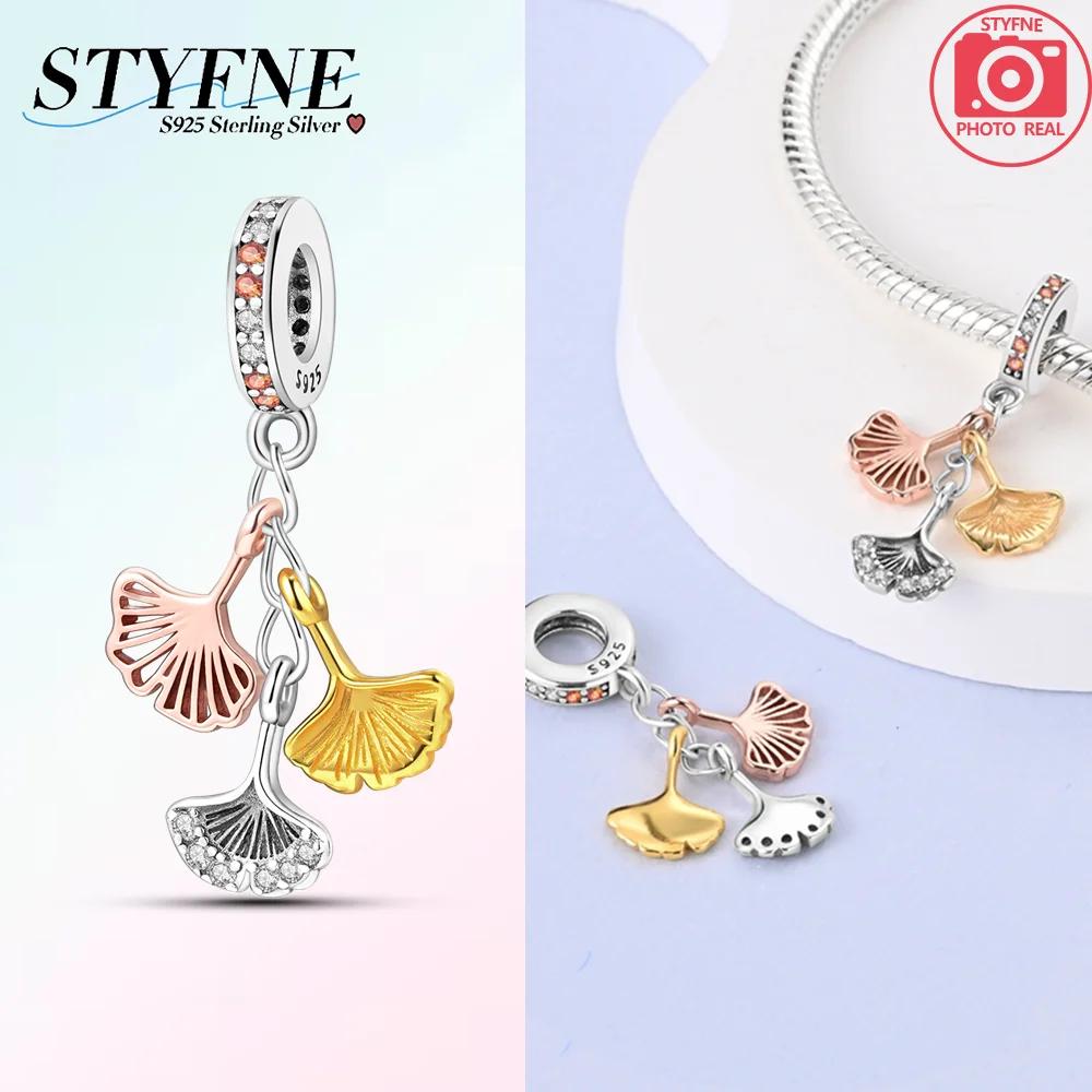 Charm Bead Charms Plata Sunflower Sakura Chrysanthemum Bead for Charm Bead Charms copper Bracelets Bead Charms Jewellery Making Womens Gift