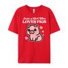 Just A Who Loves Pigs Cute Hog Swine Toddler Girls Street Wear T Shirt Funny Gifts Graphic Tee Shirt