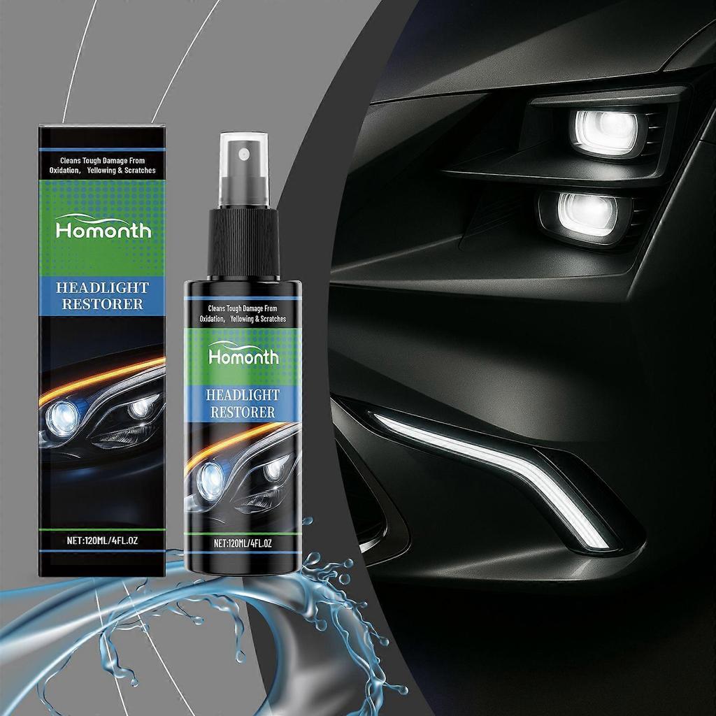 Car Headlight Care Spray, Car Headlight Maintenance, Stain Removal, Brightening, Polishing, And Headlight Cleaning