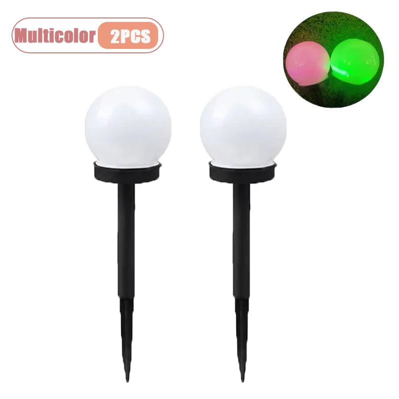 2/4/8PCS Garden Yard Solar LED Outdoor Light Bulb Waterproof for Street Park Summer Camping Decoration IP65 Rated