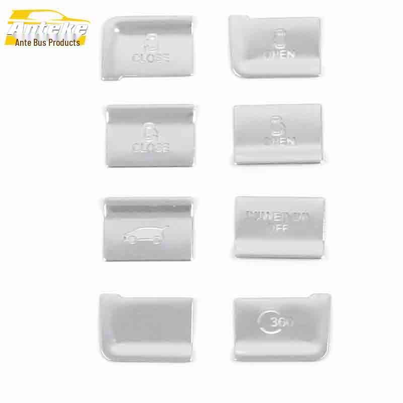 IMAX8 Aluminum Alloy Headlight Control Button Sticker for Left Center Console (Fits 21 Models)