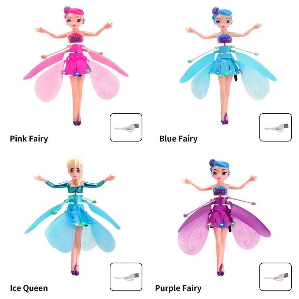 Flying Princess Fairy Gesture Suspension Drop Resistant Inductive Toy Flying