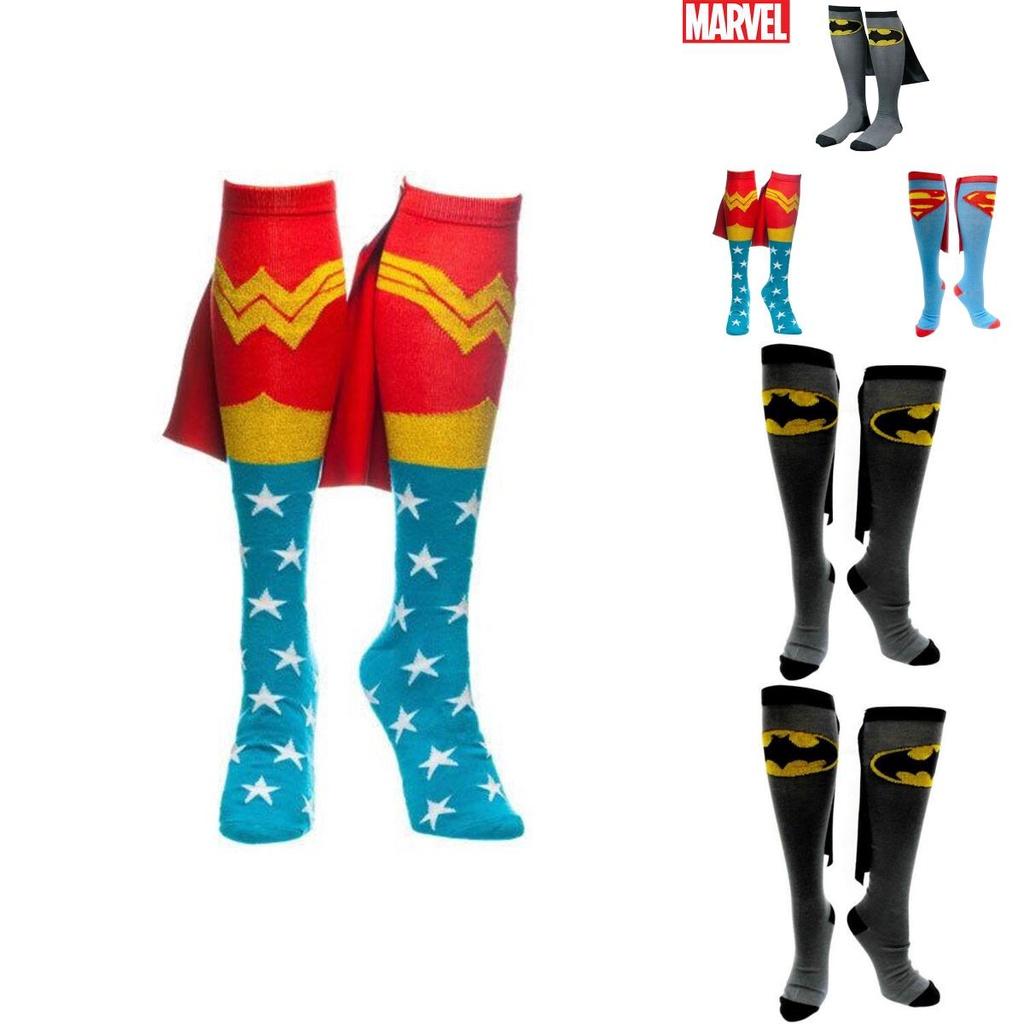 Calzini Sportivi da Calcio con Personaggi Marvel Batman Impermeabili Traspiranti