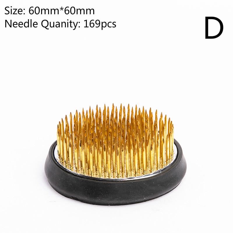 Multi-sizes Florist Floral Arrangement Copper Pin Frog Prong Brass Needle Fixed Tools Japanese Ikebana Kenzan Garden Bonsai Base