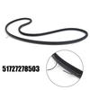 Front Door Body Sealing Strip Seal 1pc 51727278503 Accessories Black Replacement Rubber For BMW 5' F10 F18 LCI 520