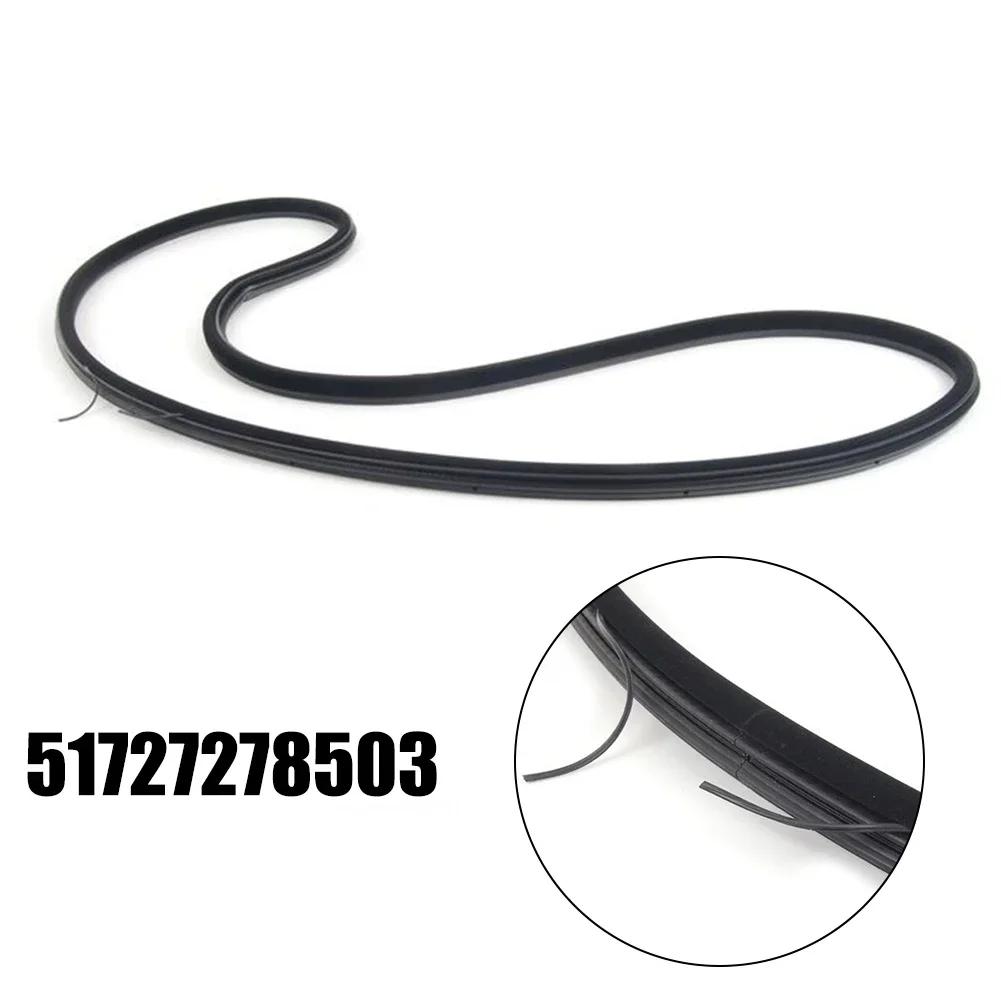 Front Door Body Sealing Strip Seal 1pc 51727278503 Accessories Black Replacement Rubber For BMW 5' F10 F18 LCI 520