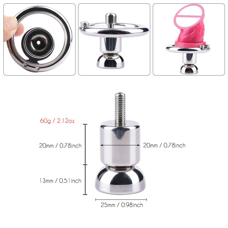 Negative Chastity Lock with Pink Dildo for Men New Creative Combination Cock Cage Stainless Steel Penis Rings BDSM Sex Toys