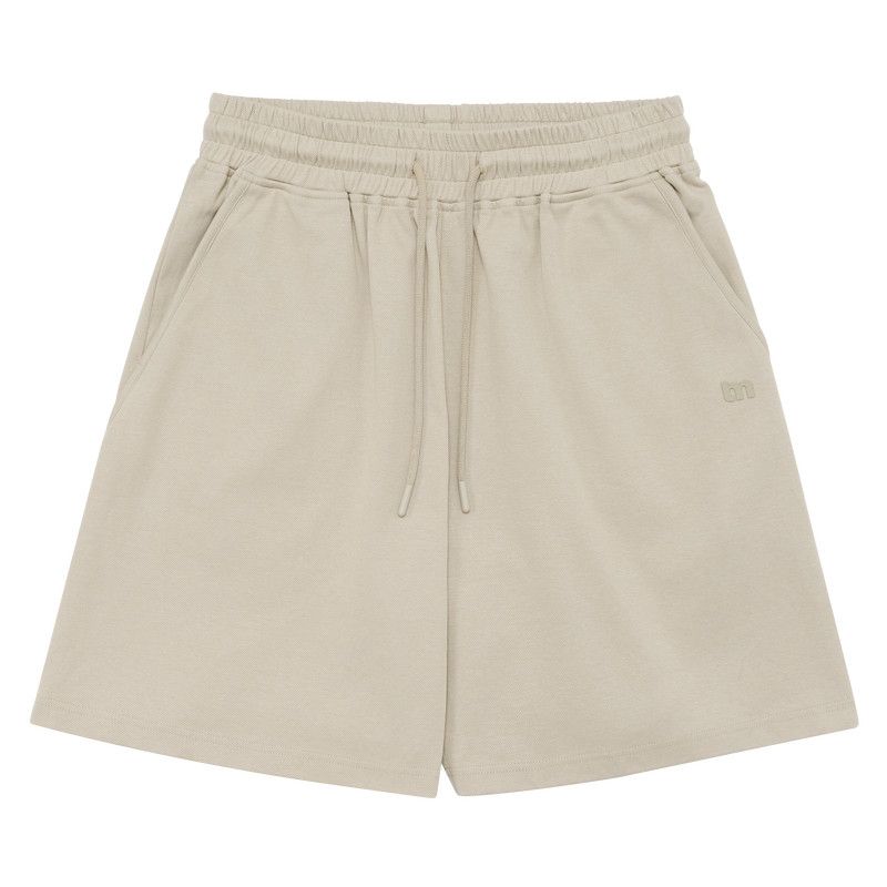 

Bodydream Summer New Structured Shorts Casual Loose Straight-Leg Men s Knitted Sports Quarter Pants Khaki 2XL(95-110kg)