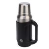 Sports Water Hollow HD Double Stainless Steel Vacuum Keeps Drinks Cold and Black Bottle, Bottle, Cup, Bottle, Insulated, Hot, 1500ml,