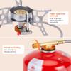 3900W Windproof Camping Stove Gas Cooking Burner Portable Propane Burners with Piezo Ignition for Outdoor Backpacking Picnic Hiking