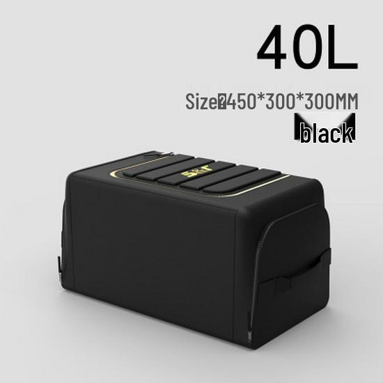 Waterproof Foldable Oxford Cloth Car Trunk Organizer - Large Capacity, Scratch-Resistant Storage Box for Home and Car Use