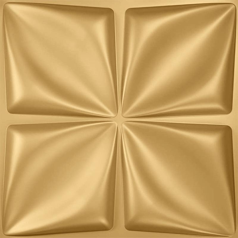 12 Pannelli Murali 3D Goffrati PVC Spessore 0,8 cm per Decorazione Parete di Sfondo Casa Hotel