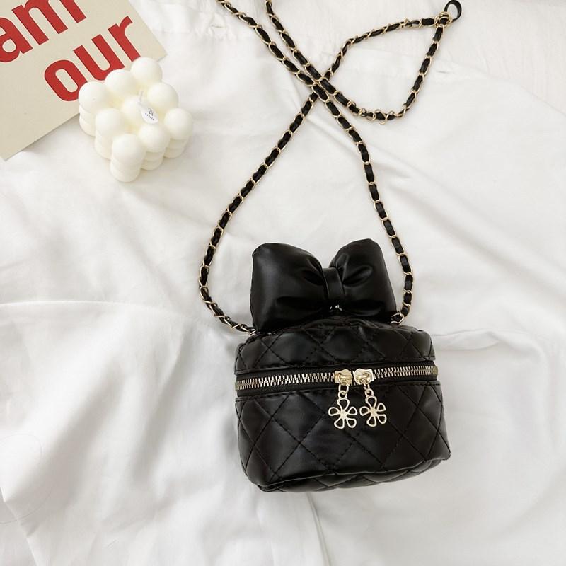 2025 Summer New Candy Color Children's Shoulder Bag Casual Versatile Travel Messenger Bag Girls Makeup Storage Bag