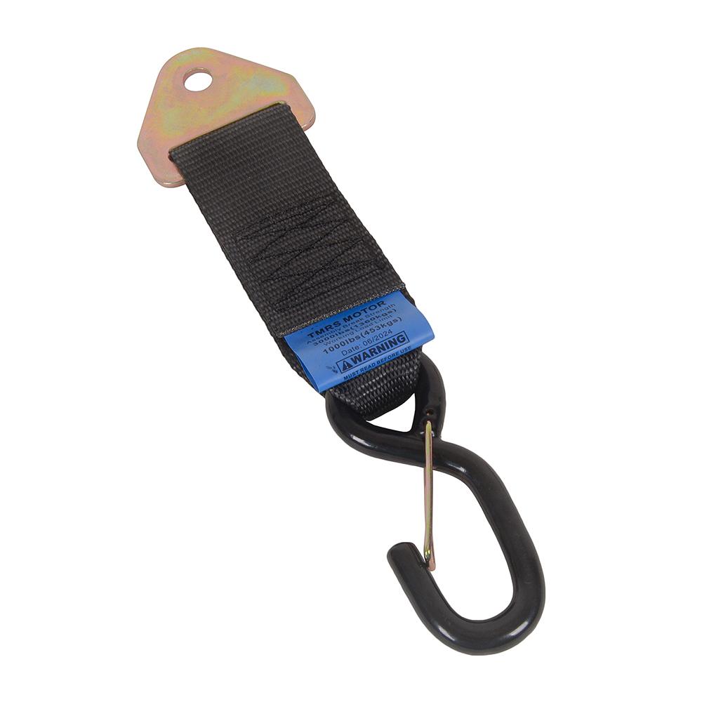 Tie Down Adapter Straps S-Hooks Convert Bolt On Auto Retractable Ratchet Straps to Straps Connecting Bands