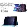 Für Samsung Galaxy Tab S6 Lite (2024)/(2022)/(2020) P610 Hülle Stilvolles Muster Leder Ständerabdeckung mit Kartenfächern