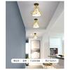Iron Aisle Lights Corridor Balcony Ceiling Lights LED Nordic Style Personalized Creative Lights Luxury Chandelier Entrance Light