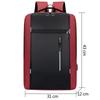 Men's Waterproof USB School Backpack Oxford Cloth 15.6 Inch Laptop Backpack Stylish Unisex Business School Back Pack