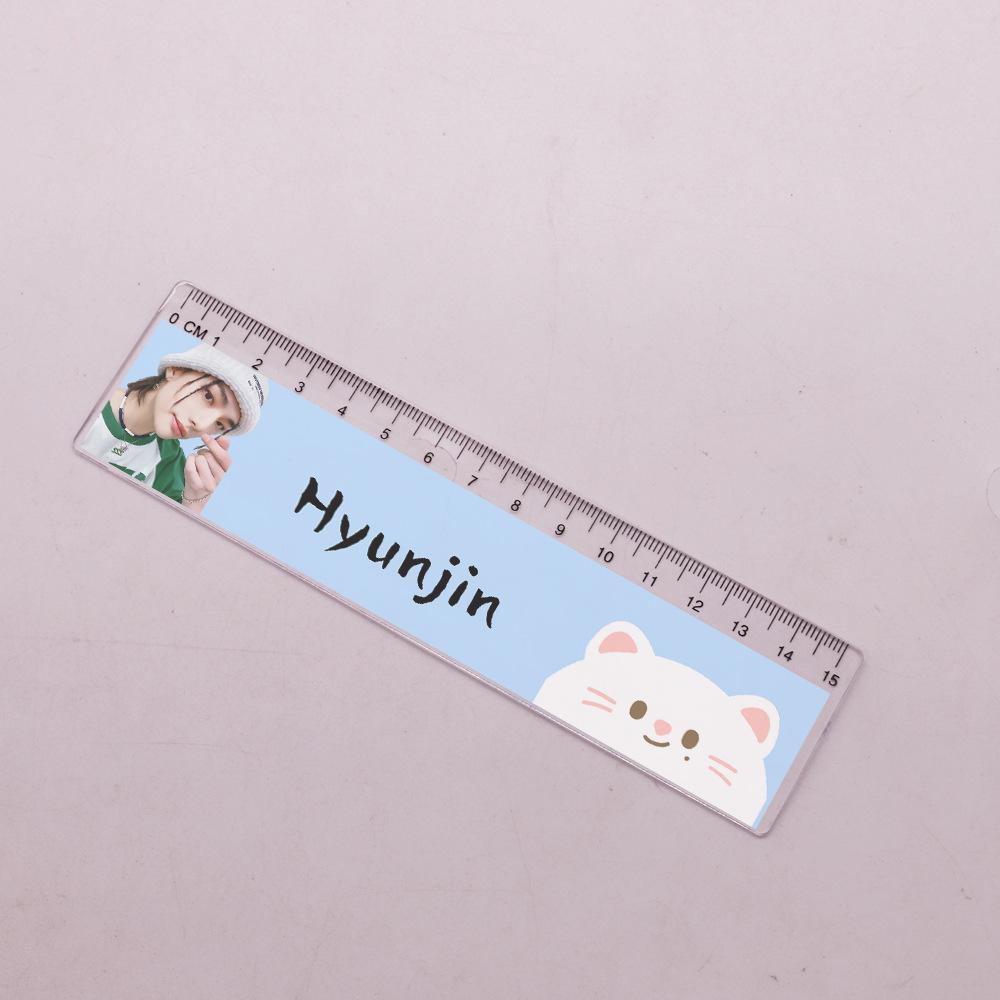 Kpop Star Stray Kids Skzoo Style Peripheral Fang Can Han Zhicheng Li Minhao Simple Ruler Cz03