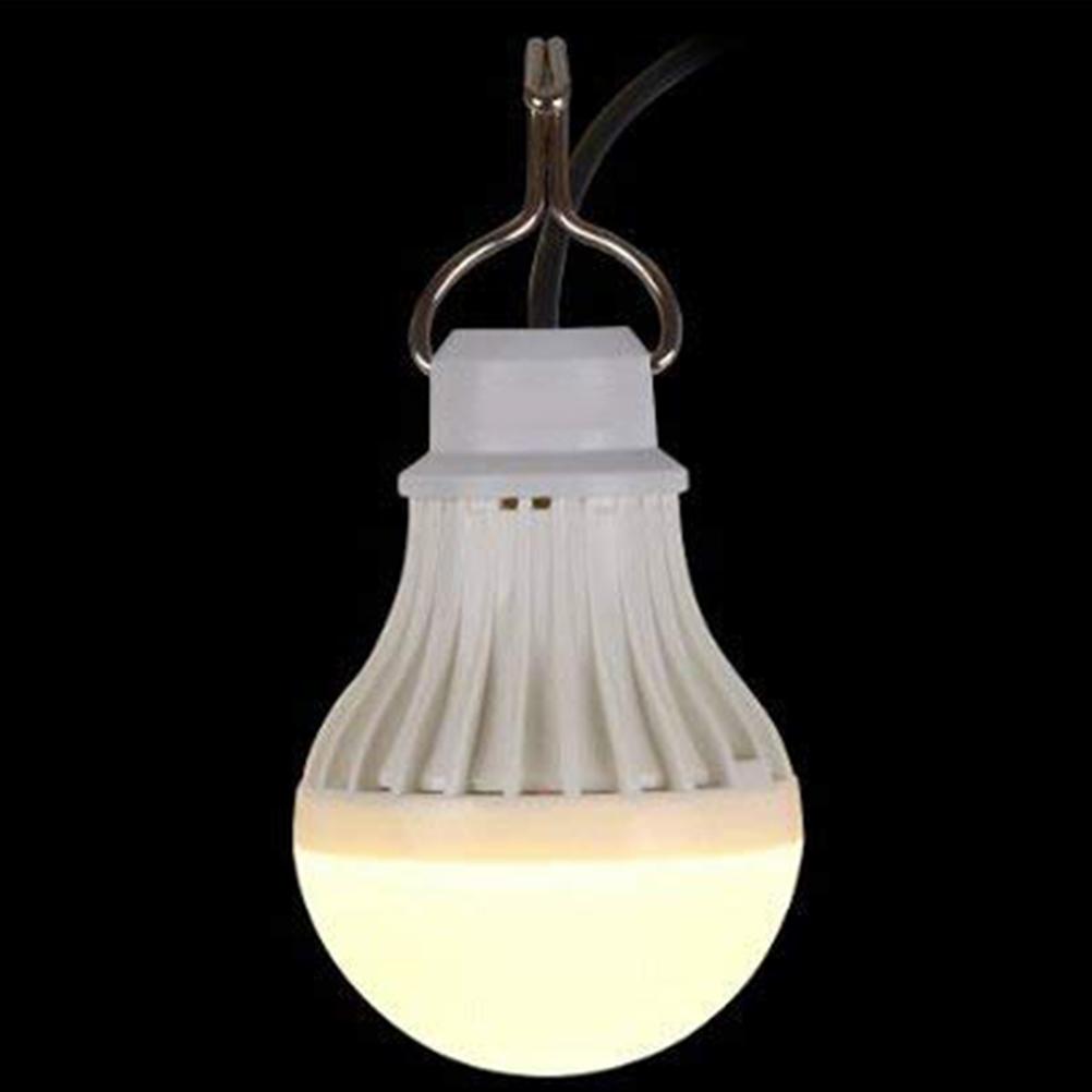 Bec LED Camping Portabil Lampă USB Lumină de Urgență cu Cablu USB Nu este Reglabil