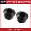 Universal Car ORB Port Plug Male Hex Head Socket with O Ring Seal 6AN Pack of 2