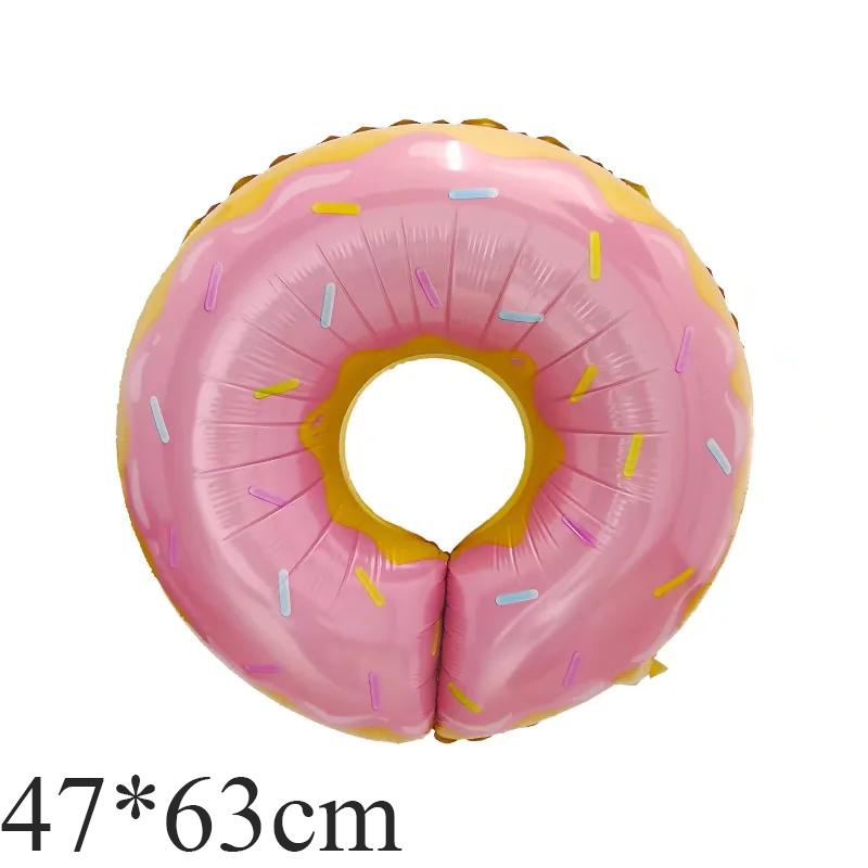 Donut Eiscreme Aluminiumfolienballon Sommer Dessert Ballon Geburtstagsparty Restaurant Dekoration Ballon