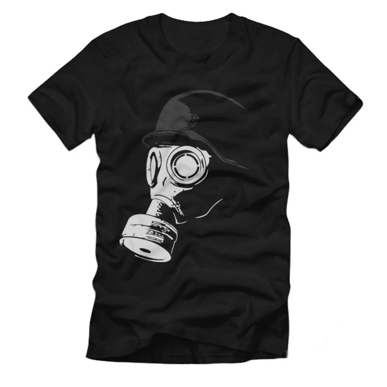Military Gas Mask Steel Helmet Skull Alarm Helmet TShirt Summer Cotton Short Sleeve ONeck Unisexs T Shirt New S3XL S