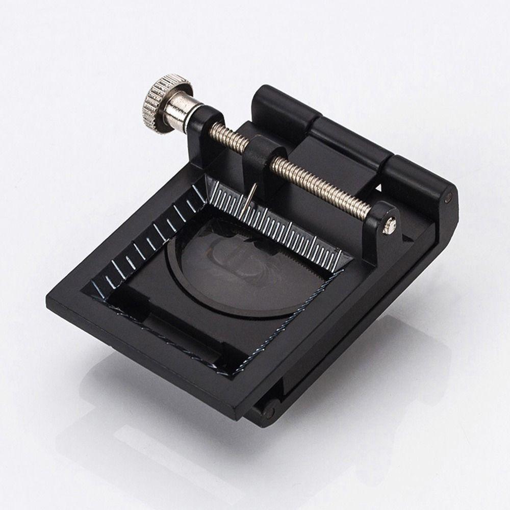 Professional Folding Mini Linen Tester Magnifying Glass 10X Cloth Thread Counter Magnifier