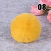 20PCS Imitation Rabbit Fur Ball Handmade Clothing Bag Decoration Artificial Fluffy Soft Pompons Colorful Balls for DIY Keychain