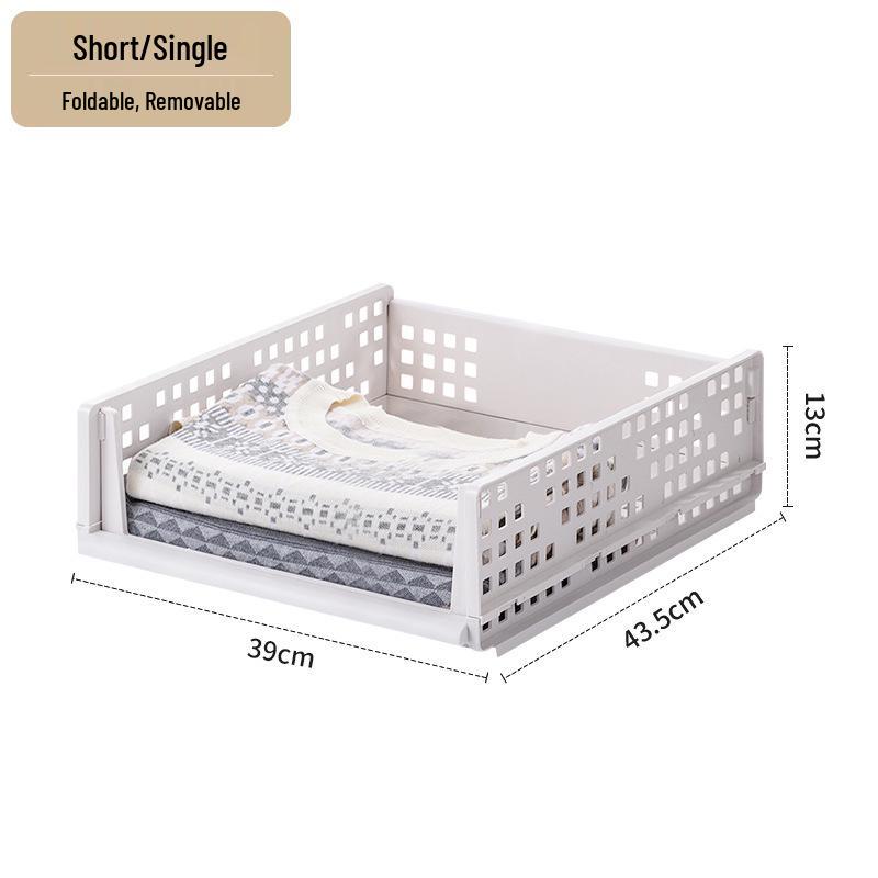 

Складний роздільник для шухляди шафи та вбудована полиця для зберігання