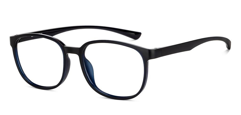 LENSKART BLU | Zero Power Blue Cut Computer Glasses | Anti Glare, Lightweight & Blocks Harmful Rays | UV Protection Specs | Black | Men & Women |