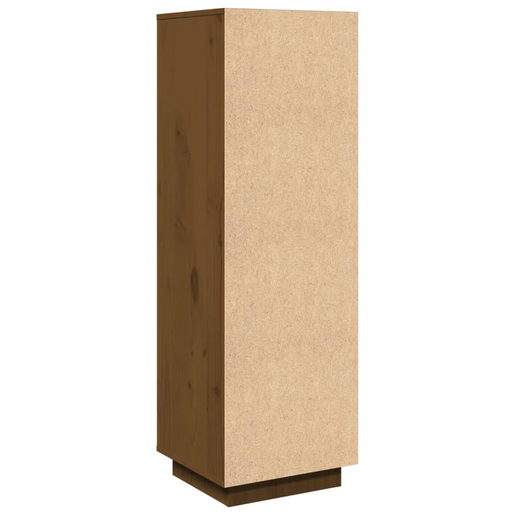 Vidaxl Cabinet, Honey Brown, 38X35X117 Cm, Solid Pine Wood