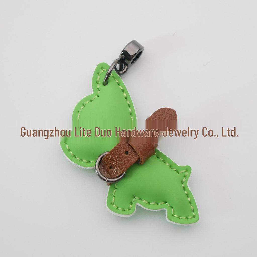 Handmade French Bulldog Pendant: Cute, High-Grade Keychain Accessory for Couples