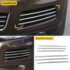1 Set Auto Front Nebelscheinwerfer Lampe Edelstahl Zierblende Abdeckung Aufkleber für VW Touareg Nebelscheinwerfer Dekorationsleiste Zubehör