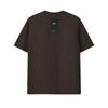FILA Milano Series Knitted Round Neck Loose Short Sleeve T-Shirt Men tops F11M625113F-BN