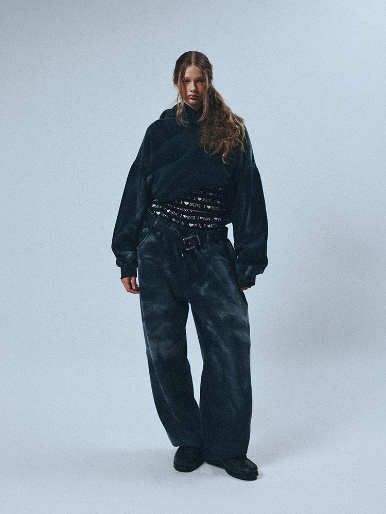 SUNDAY FRUIT MARKET Sunday Dyeing Sweatpant Black