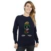 Looney Tunes Womens/Ladies Marvin The Martian Pose Heather Sweatshirt
