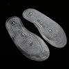 1 Pair Magnetic Therapy Health Transparent Silicone Anti Fatigue Massage Insole Pads (L)